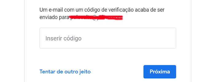 código de segurança