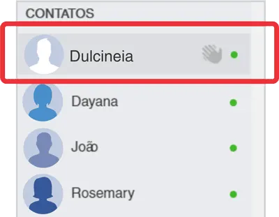 Como Acenar no Face