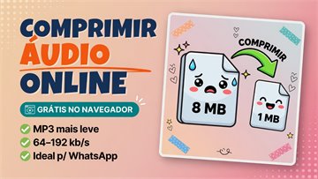 Comprimir áudio online grátis