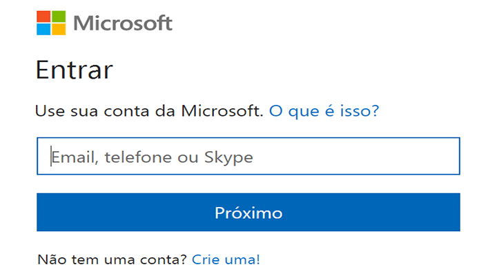 Como criar email hotmail conta