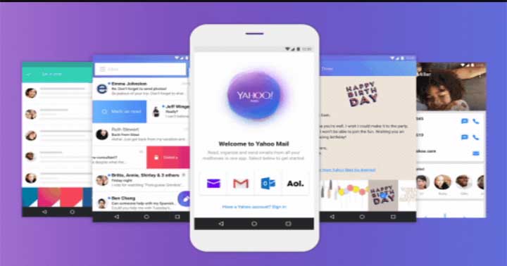 Telefones com o Yahoo Mail para celular